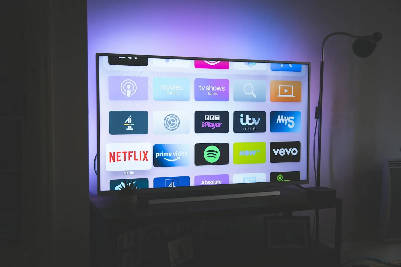 Modern TV unit and media wall